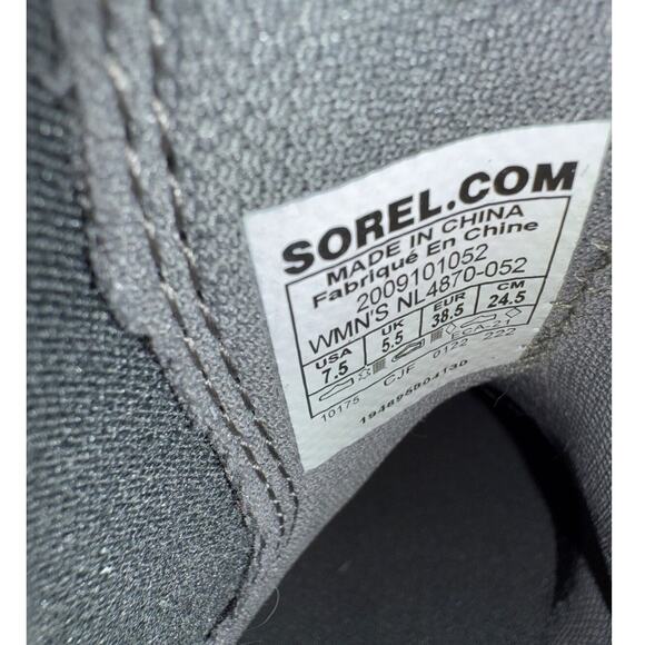 Sorel HI-Line Chelsea Boots Women 7.5 Waterproof Suede Quarry Tawny Buff Pull On - Picture 8 of 9